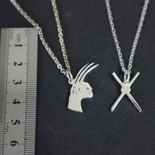 Load image into Gallery viewer, Deadpool and Wolverine Weapon Necklace
