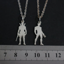 Load image into Gallery viewer, Wolverine and Deadpool Necklace
