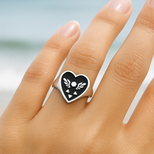 Load image into Gallery viewer, Deltarune Heart Ring
