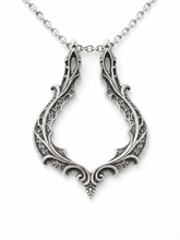 Load image into Gallery viewer, Gaudi-Inspired Ring Holder Necklace
