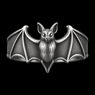 Silver Bat Ring