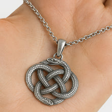 Load image into Gallery viewer, Snake Celtic Knot Necklace
