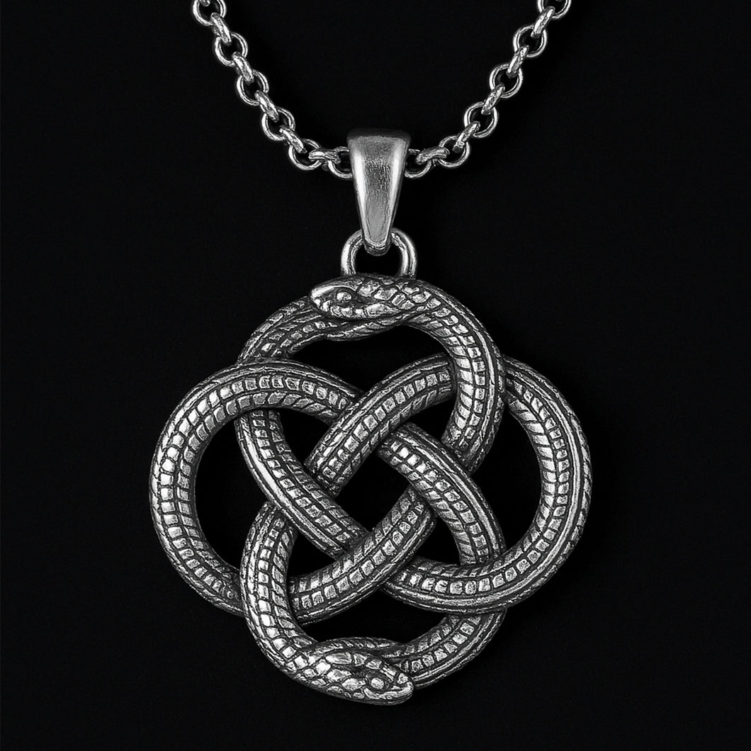 Snake Celtic Knot Necklace