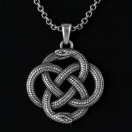 Snake Celtic Knot Necklace