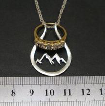 Load image into Gallery viewer, Mountain Ring Holder Necklace
