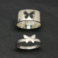 Butterfly Couple Promise Ring