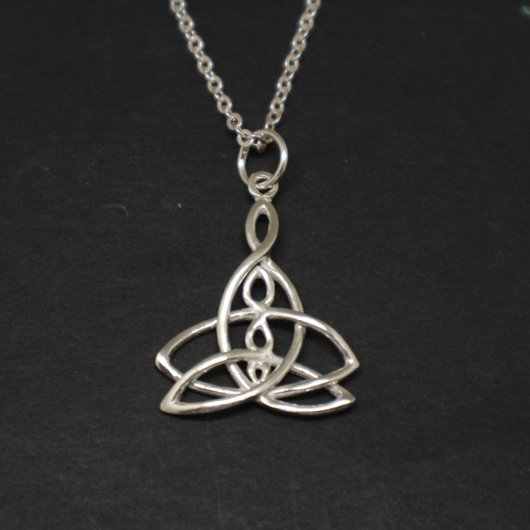 Celtic Mother Daughter 3 Knot Necklace