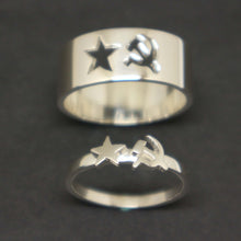Load image into Gallery viewer, Communist Matching Ring for Couples

