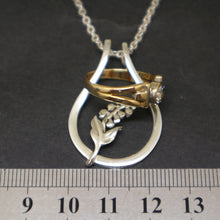 Load image into Gallery viewer, Lily of the Flower Ring Holder Necklace
