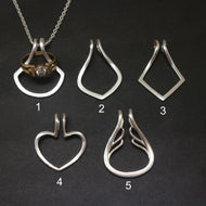Silver Ring Holder Necklace