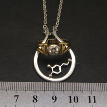 Load image into Gallery viewer, Science Ring Holder Necklace

