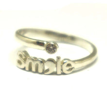Load image into Gallery viewer, Smile Semicolon Ring
