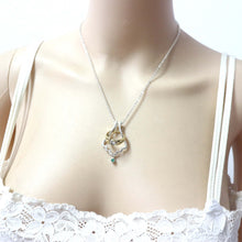 Load image into Gallery viewer, Art Deco Ring Holder Necklace
