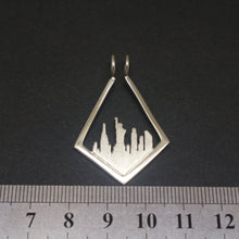 Load image into Gallery viewer, New York Skyline Ring Holder Necklace
