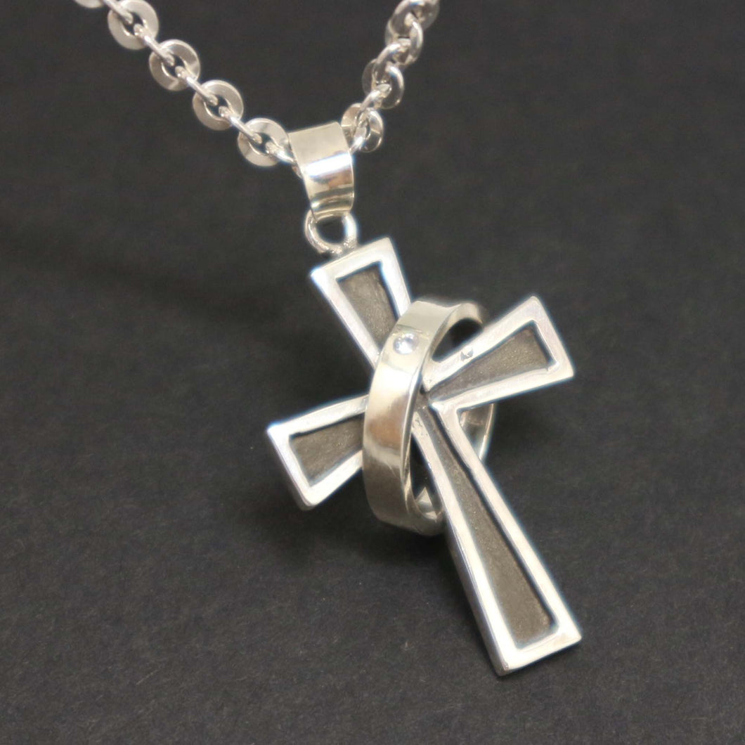 Cross with Ring Necklace