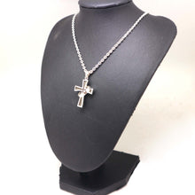 Load image into Gallery viewer, Cross with Ring Necklace
