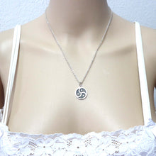 Load image into Gallery viewer, Silver Black BDSM Necklace
