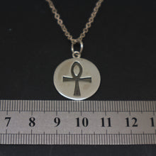 Load image into Gallery viewer, Silver Ankh Necklace
