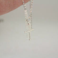 Load image into Gallery viewer, Baseball Bat Cross Necklace
