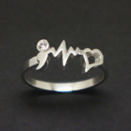 Semicolon Heartbeat Ring
