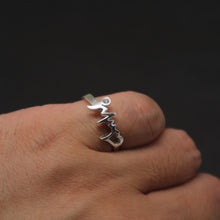 Load image into Gallery viewer, Semicolon Heartbeat Ring
