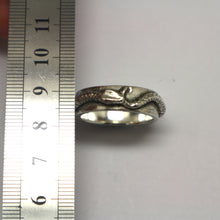 Load image into Gallery viewer, Snake Engagement Ouroboros Ring for Men
