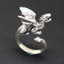Load image into Gallery viewer, Silver Dragon Ring
