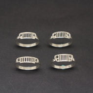 Silver TJ JK WJ YJ JL Jeep Ring