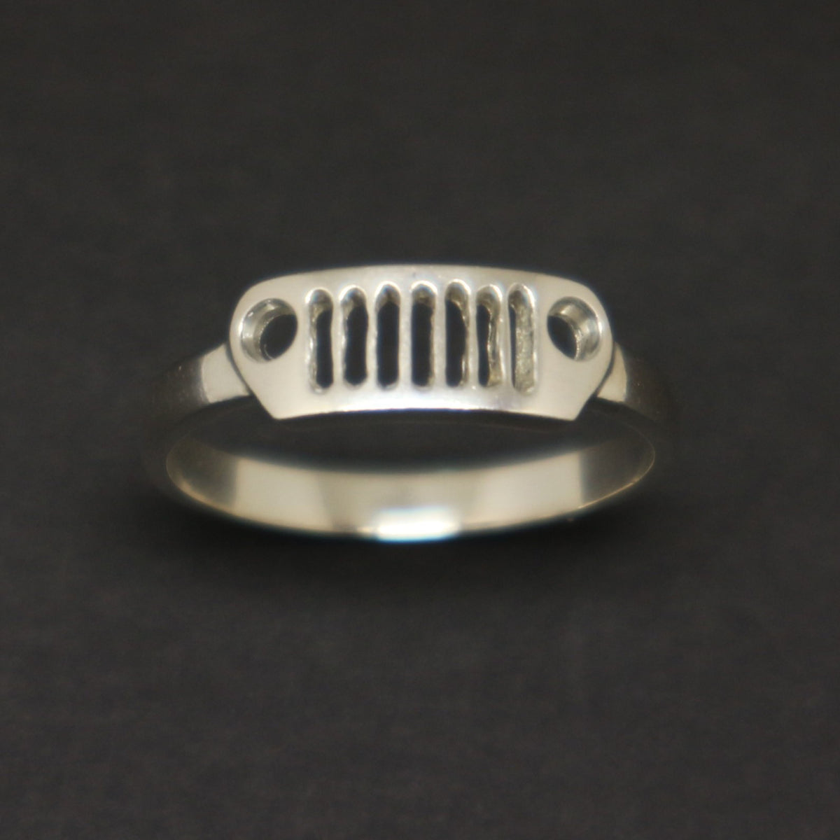 Silver BU CJ ZJ Jeep Ring | Jeep Wrangler Inspired Jewelry – Handmado.com