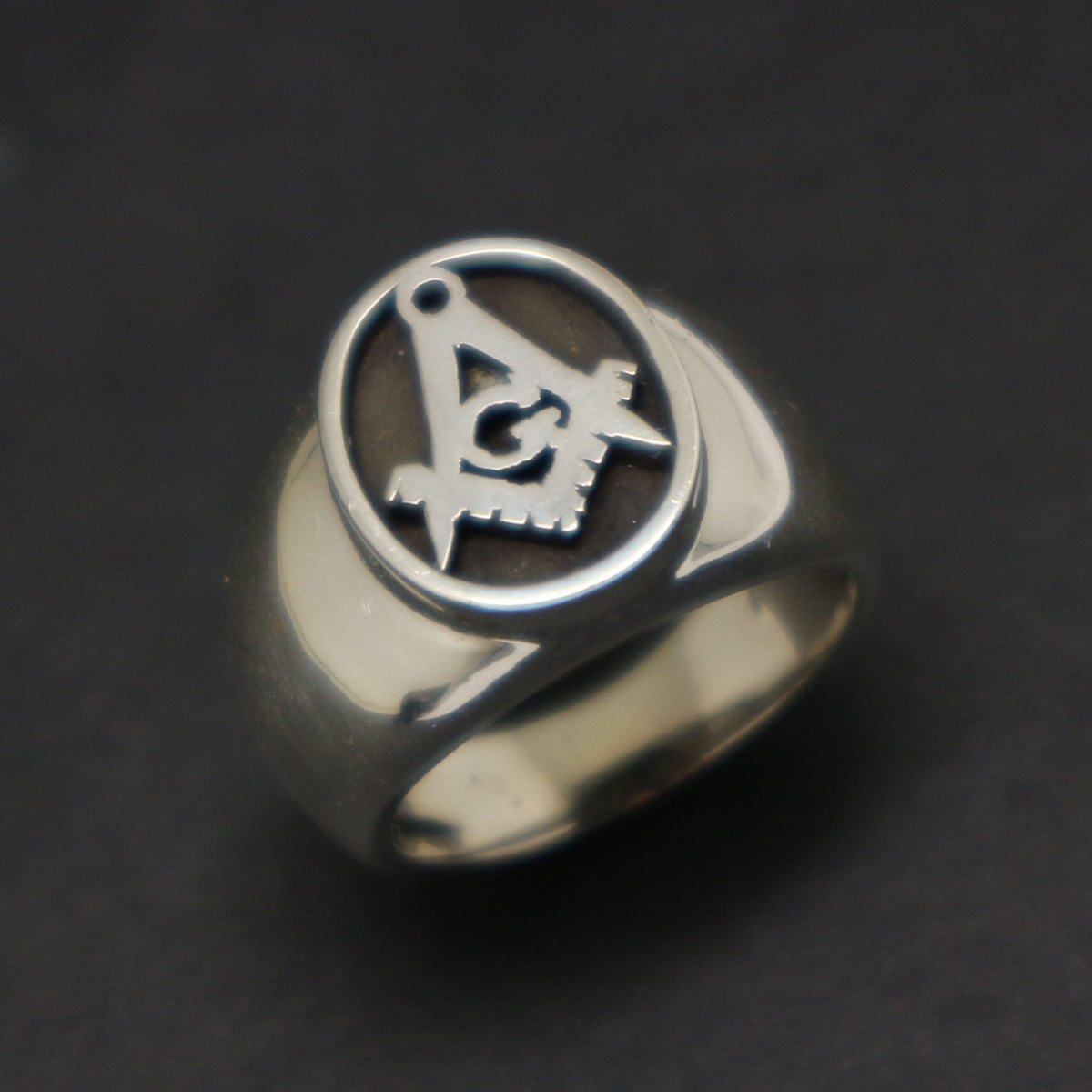 Silver Masonic Signet Ring | Handmado – Handmado.com