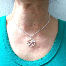 Load image into Gallery viewer, Personalized Basketball Necklace with Number
