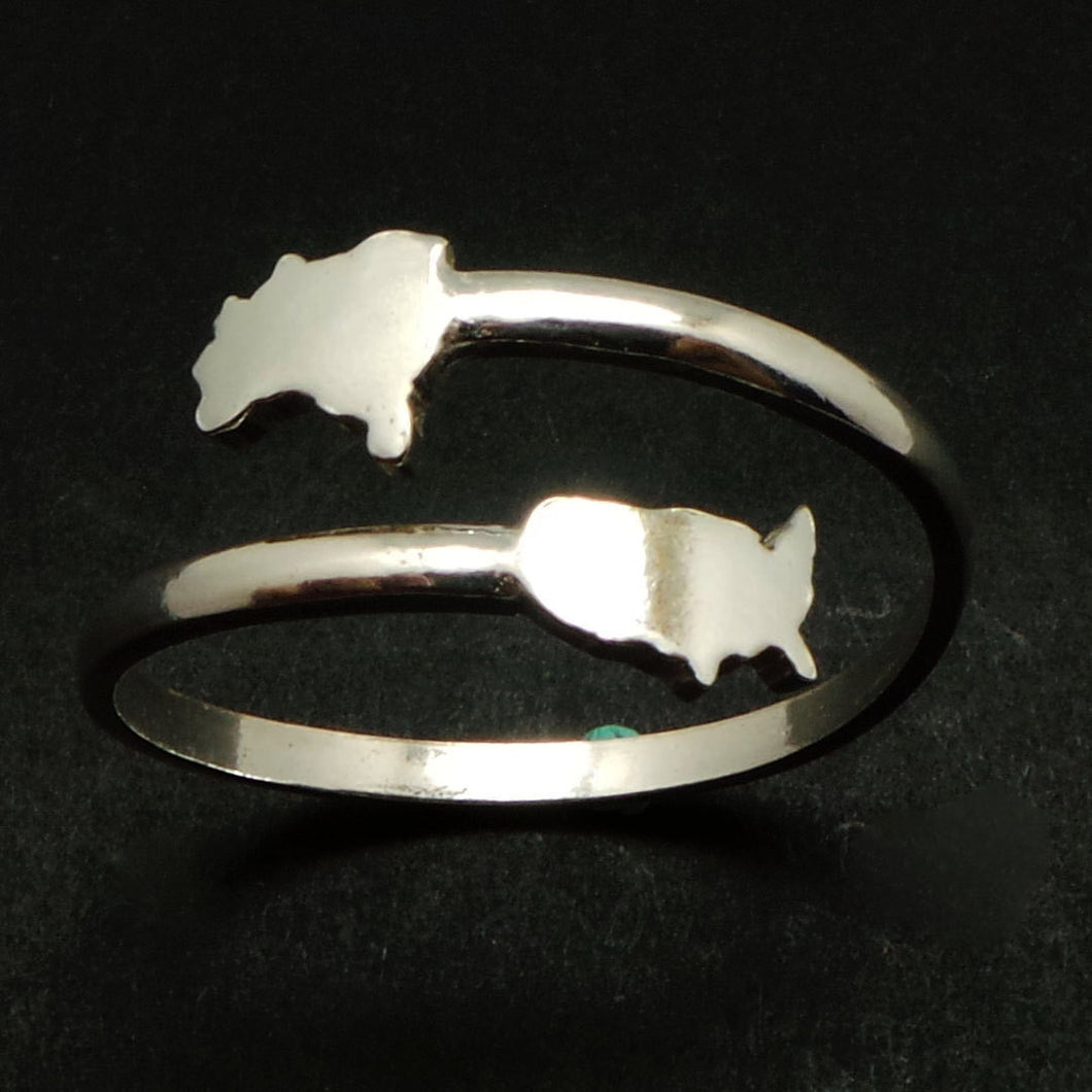 Silver Brazil to United States Ring