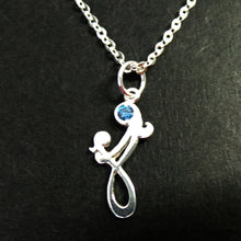 Load image into Gallery viewer, Silver Infinity Mother Child Knot Necklace
