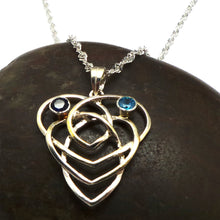 Load image into Gallery viewer, Celtic Knot Heart Motherhood Necklace
