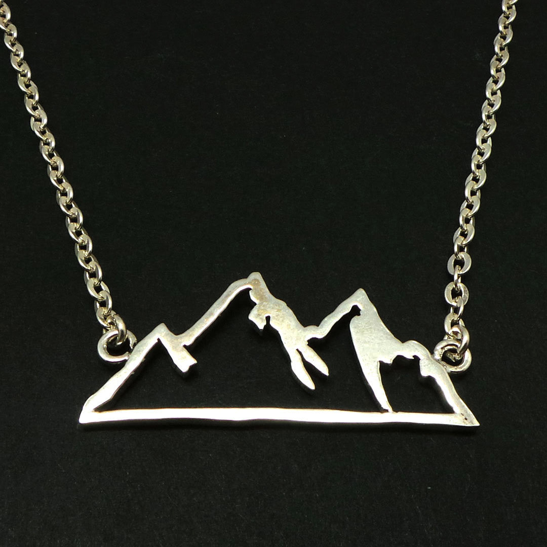 silver mountain range necklace – Winifred and Bramble