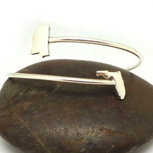 Load image into Gallery viewer, Silver Alabama to Florida Bracelet

