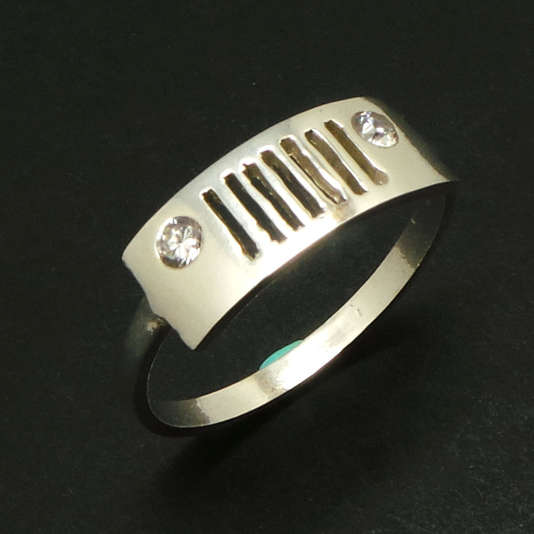 Sterling Silver Jeep Ring