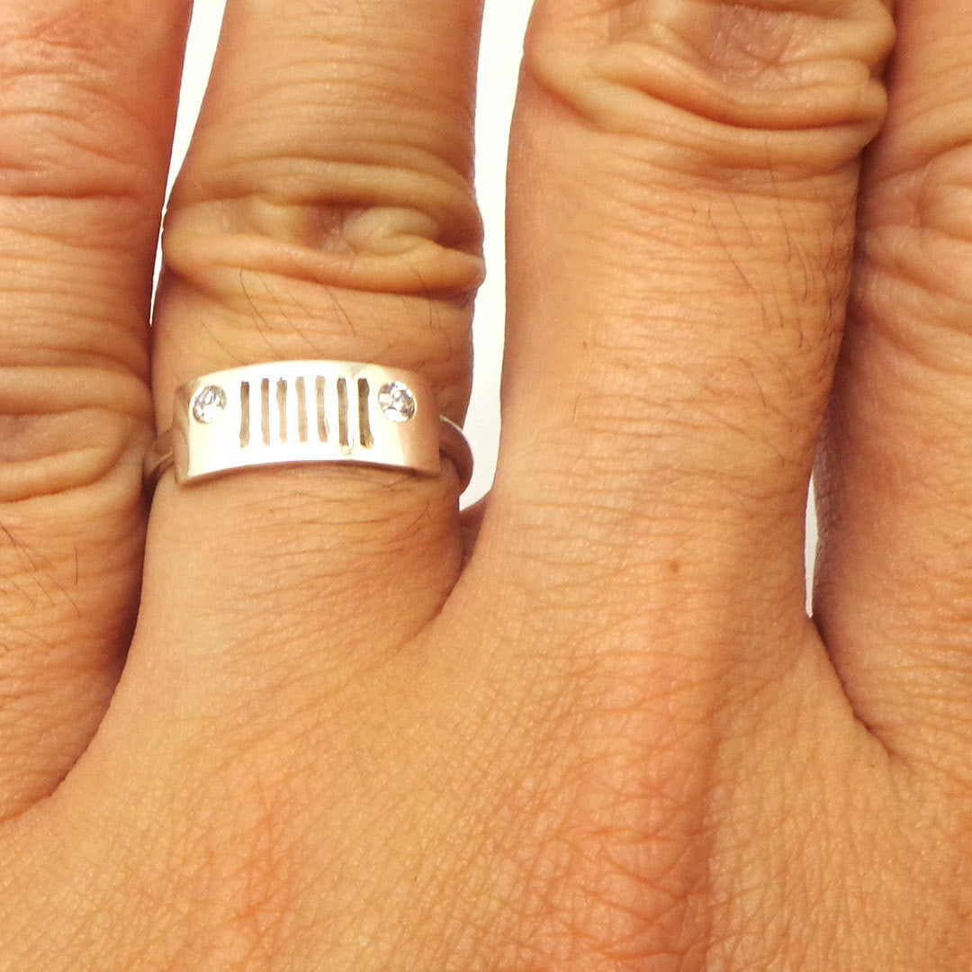 Sterling Silver Jeep Ring – Handmado.com