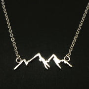 Silver Mountain Range Necklace