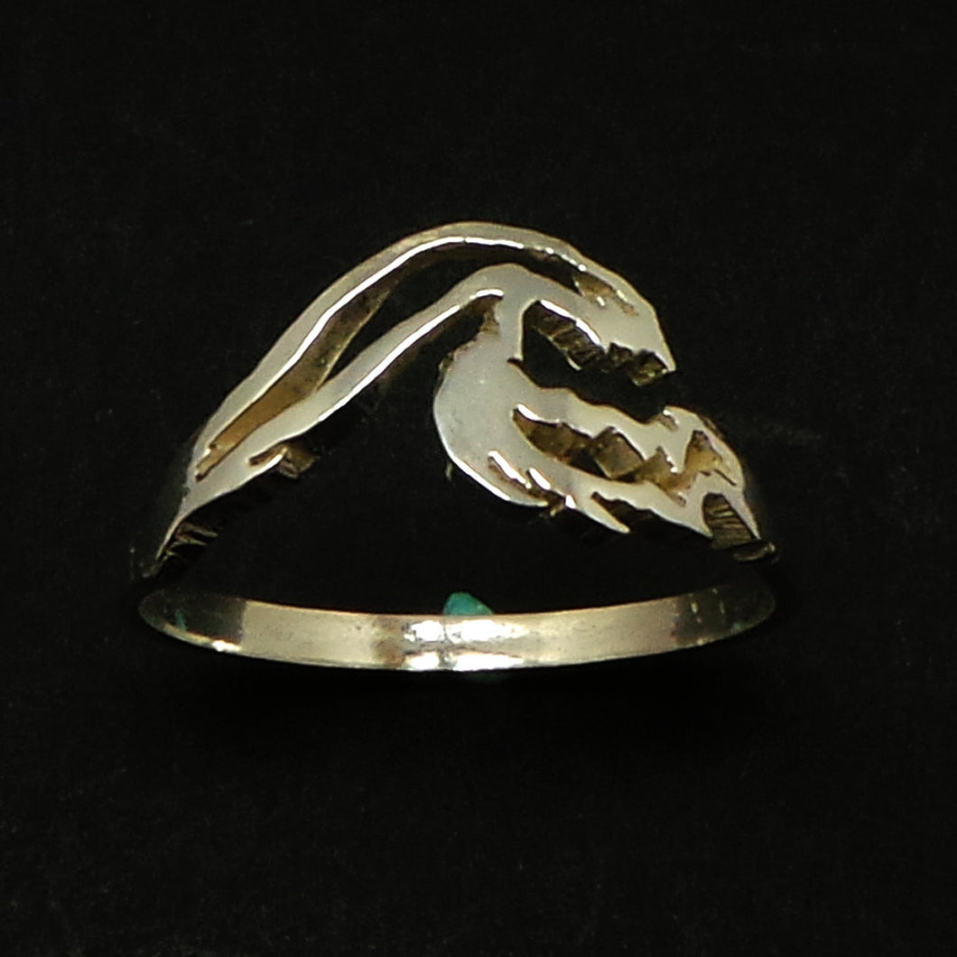 Silver Big Wave Ring