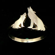 Silver Wolf Ring for Women