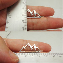 Load image into Gallery viewer, Silver Mountain Range Tie Clip

