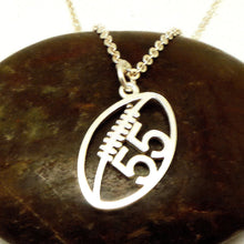 Load image into Gallery viewer, Personalized Football Number Necklace
