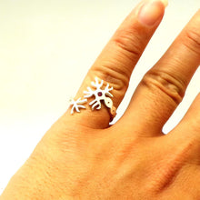 Load image into Gallery viewer, Silver Neuron Anatomy Ring
