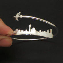 Load image into Gallery viewer, Personalized Plane Berlin Skyline Bracelet
