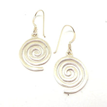Load image into Gallery viewer, 925 Silver Single Spiral Earring
