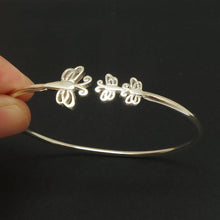 Load image into Gallery viewer, Silver Mother and Child Dragonfly Bracelet
