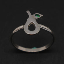 Load image into Gallery viewer, Silver Avocado Ring

