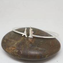 Load image into Gallery viewer, Silver Paris France to New York Bracelet
