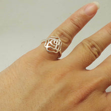 Load image into Gallery viewer, Sterling Silver Rose Ring
